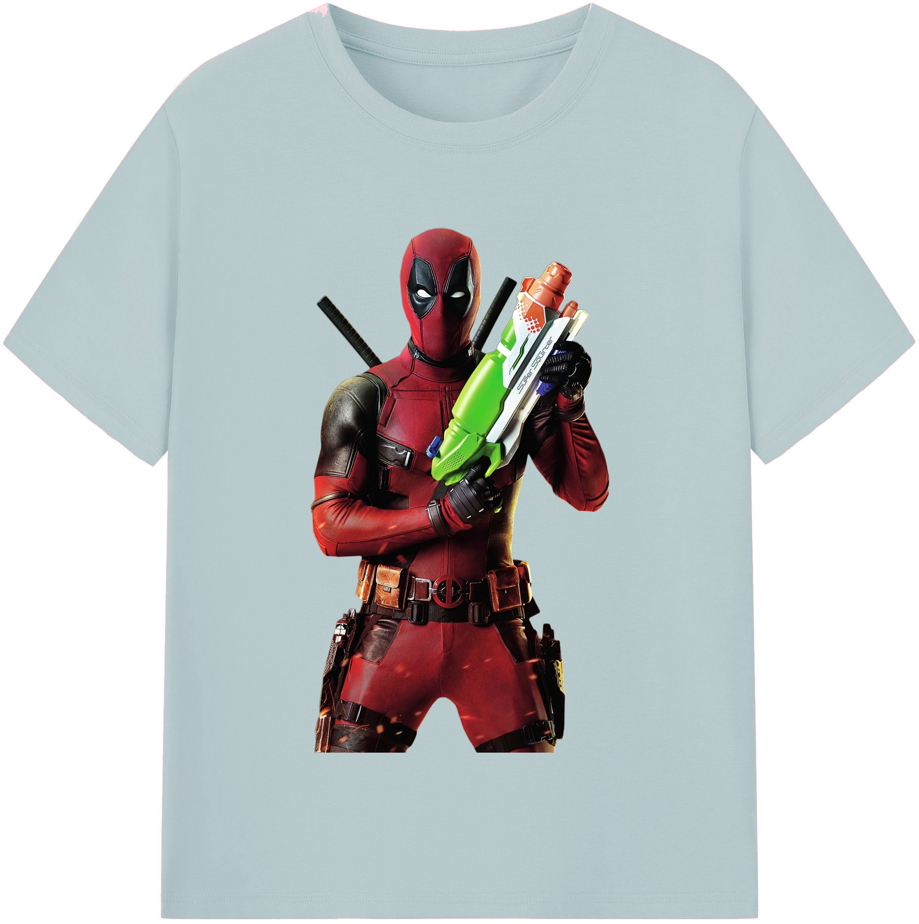 （画像用） Deadpool デッドプール 綿100％半袖Tシャツ（フロントプリント）
